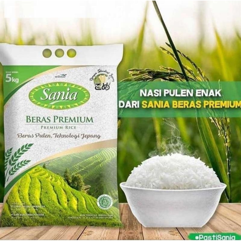 

Beras Sania 5kg Beras Pulen dan Berkualitas