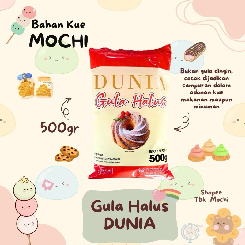 

Gula Halus Dunia 500gr / Dunia Gula Halus 500gr