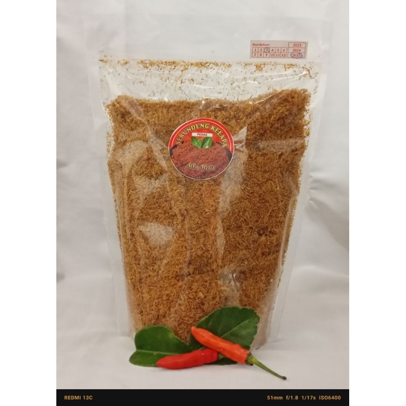 

RiDn Serundeng Kelapa gurih manis non minyak berat 500 gr