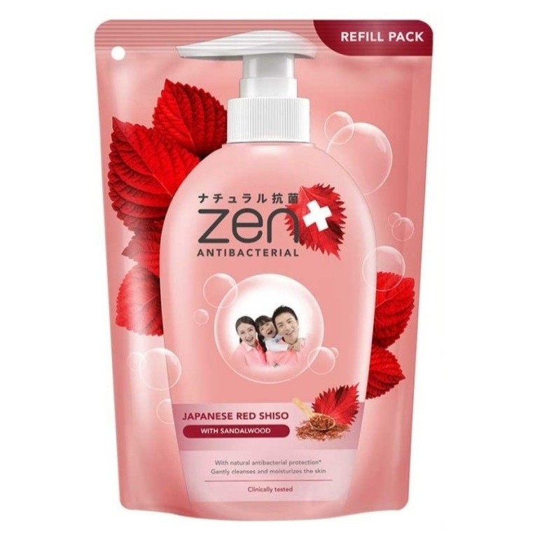 sabun mandi cair zen sandalwood refil 400