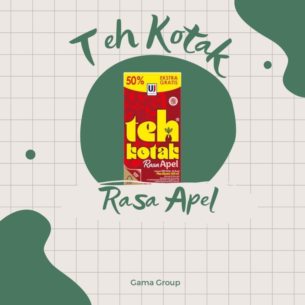 

Teh Kotak Rasa Apel 200ml