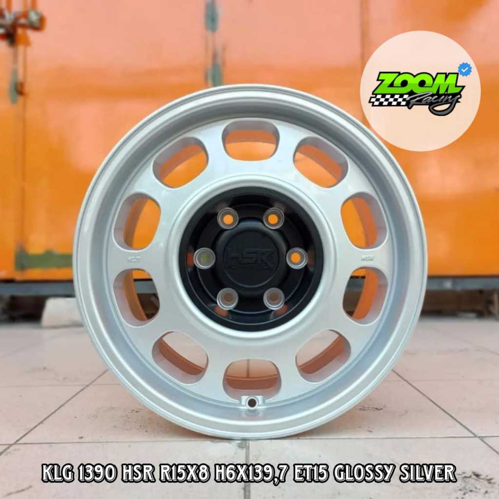 Velg Mobil HSR ORIGINAL Type Klg R15x8 Pcd 6x139,7 Et15 Silver Pnp Colorado, Trailblazer, Ford Evere