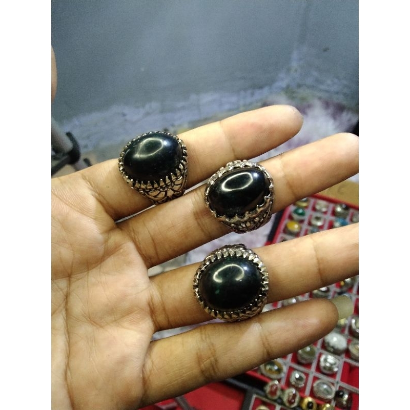 Badar besi tembus biru/ijo