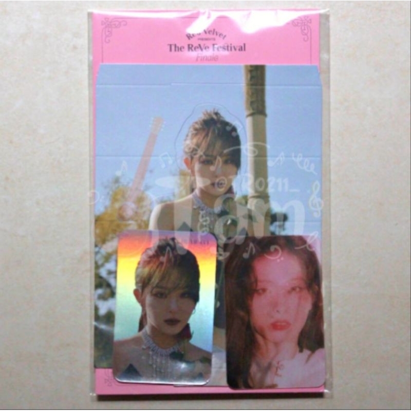 Photocard Standee The Reve Festival Seulgi Hologram Lenticular Finale Official