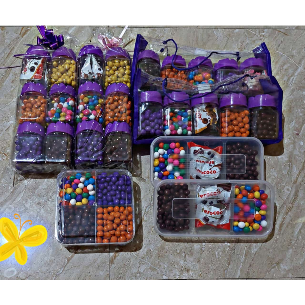 

PROMO parcel coklat isi 6 toples