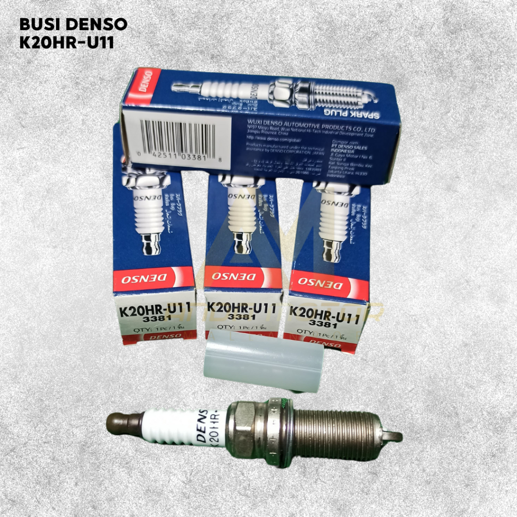 Busi DENSO K20HR-U11 untuk Mobil Innova Fortuner Etios