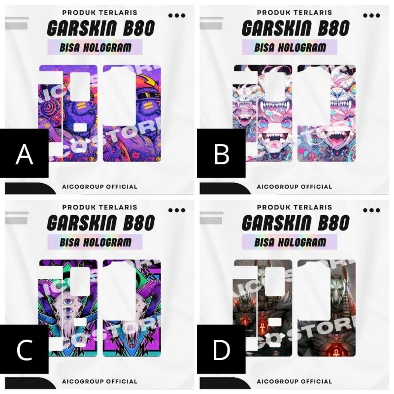 

Premium innneerrr Garskin Beyy 80 Hologram Full Motif Dan Anti Gores