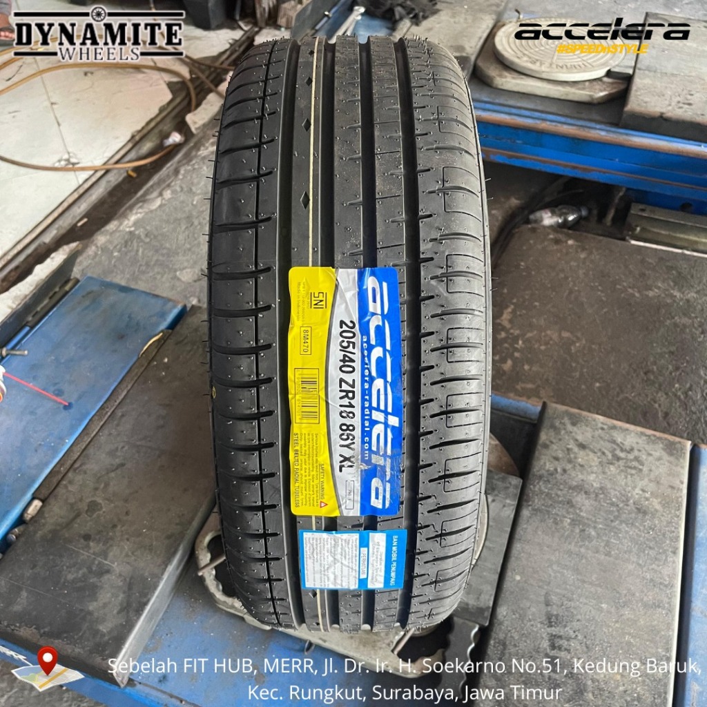 BAN MOBIL 205 40 R18 ACCELERA PHI-R BAN MOBIL TUBLES 205 40 R18