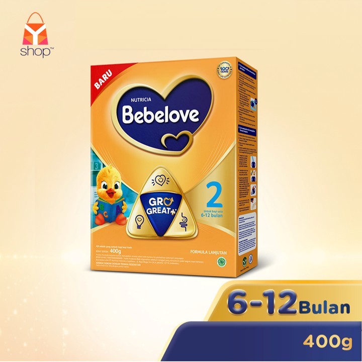 

Bebelove 2 Susu Pertumbuhan Usia 6-12 Bulan - 800gr - 400gr - 2 x 400gr