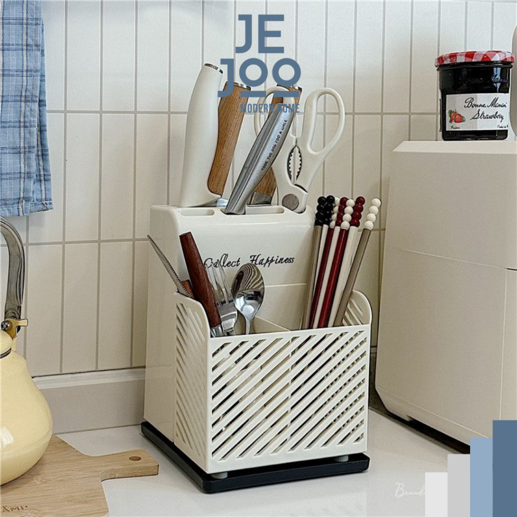 JEJOO - JOO Organizer Pisau Dapur Praktis Rak Laci Cutlery Serbaguna Tempat Susun Utensil Wadah Susu