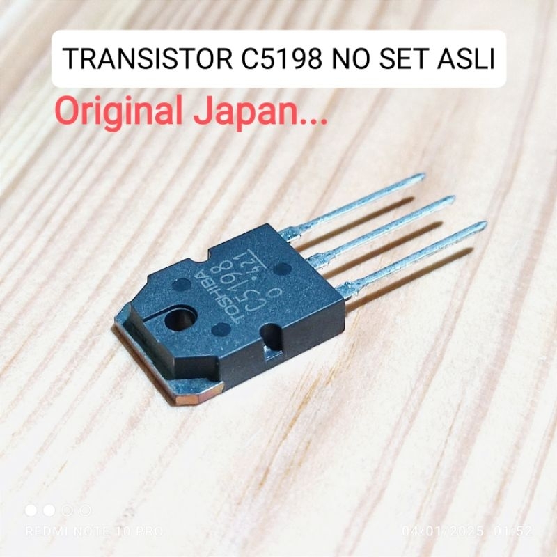 TRANSISTOR C5198 C 5198 ASLI NO SET / SEBELAH