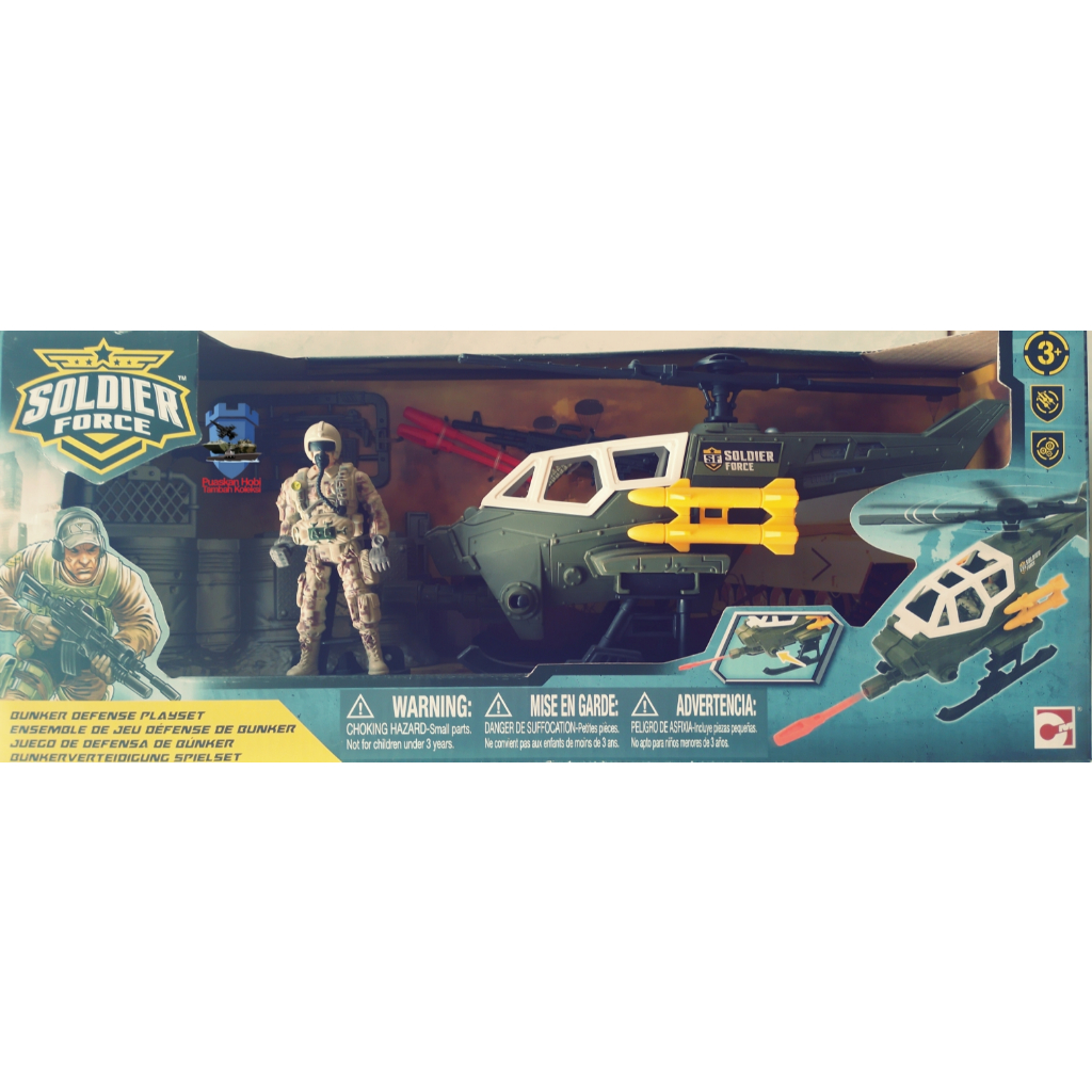 Mainan Helikopter Serbu Plastik Chap Mei