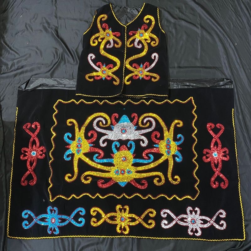 Baju tradisional adat Dayak//Set Baju & rok// Baju khas Dayak// TK - DEWASA//Baju Dayak Tk// baju Da