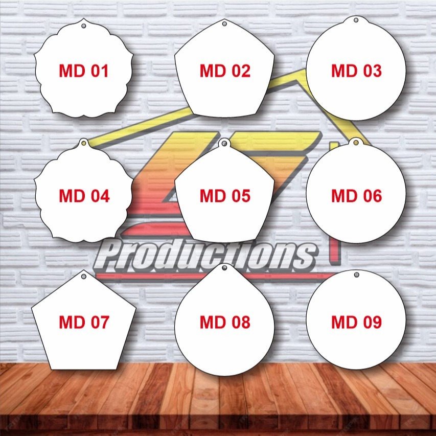 BAHAN MEDALI AKRILIK CUSTOM WISUDA POLOS AKRILIK TEBAL 2mm