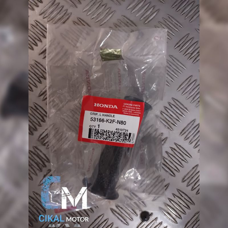 GRIP HANDLE HAND GRIP KIRI HONDA SCOOPY K2F ORIGINAL HONDA 53166K2FN80