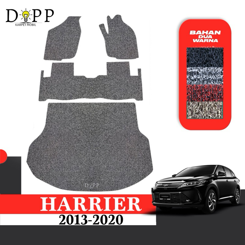Karpet Mobil Harrier Gen 3 / Karpet Mobil Mie Bihun Toyota Harrier 2013-2020 Bahan Premium