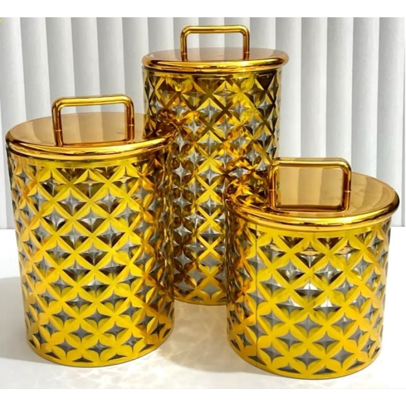 

TOPLES MEWAH AKRILIK SET ISI 3 / TOPLES LEBARAN / HAMPERS LEBARAN / TOPLES AKRILIK EMAS / TOPLES VIRAL