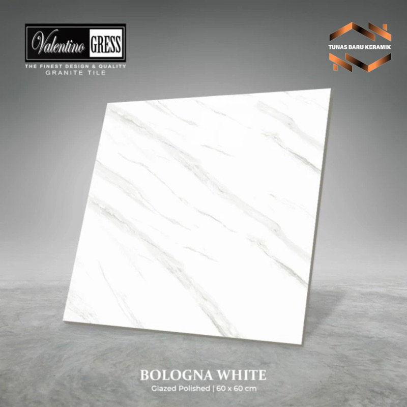 Granit 60x60 Valentino Gress Bologna White | Glazed Polished