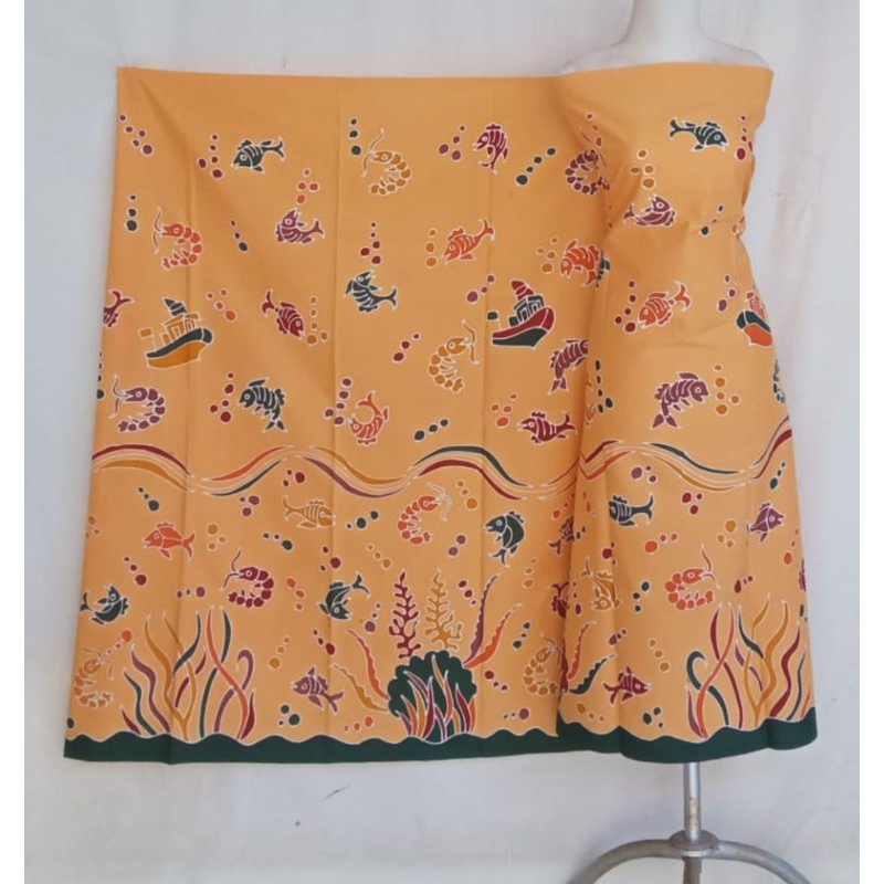KAIN BATIK MOTIF IKAN | BATIK TULIS MADURA