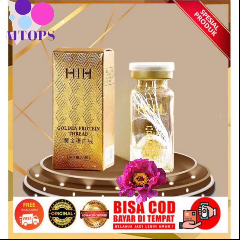 Promo..(Original)  Protein Line Pengencang Kulit Tanam Benang Tanpa Jarum Serum Perawatan Gold