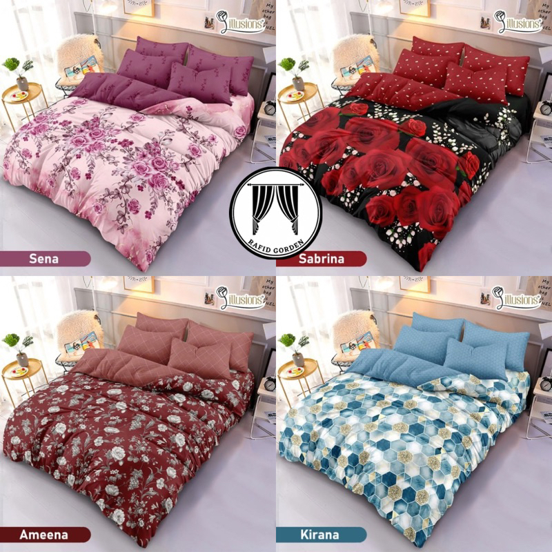 ILLUSIONS-Bedcover King Rumbai 180x200 By INTERNAL