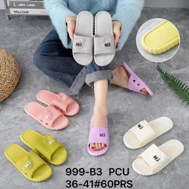 Sandal wanita karet jelly Balance impor BM-999