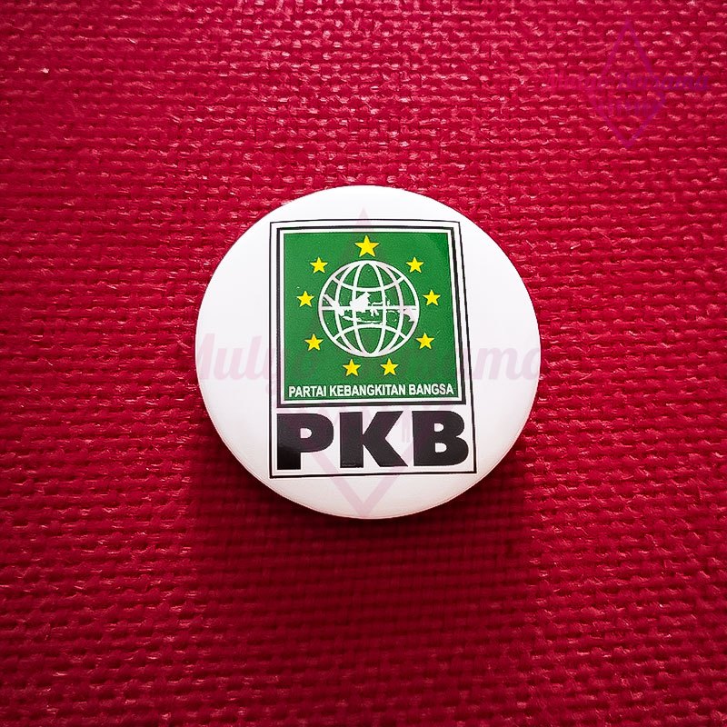Pin Bros Logo Partai PKB Pin Partai PKB Button Plastik - Mulyo Bersama