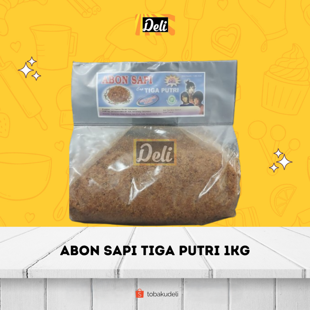 

Abon Sapi Tiga Putri Isian Roti Abon 1kg