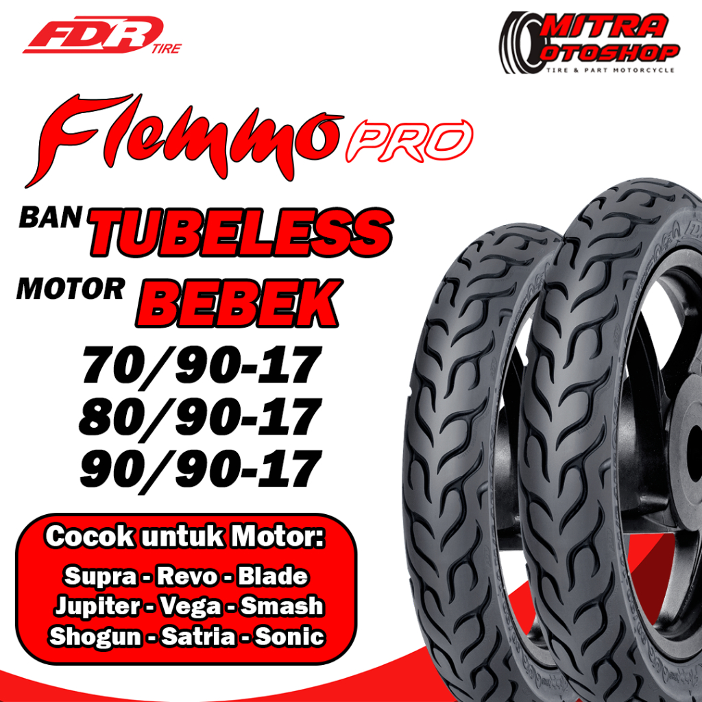 FDR TL FLEMMO PRO RING 17 Ban Motor Tubeless