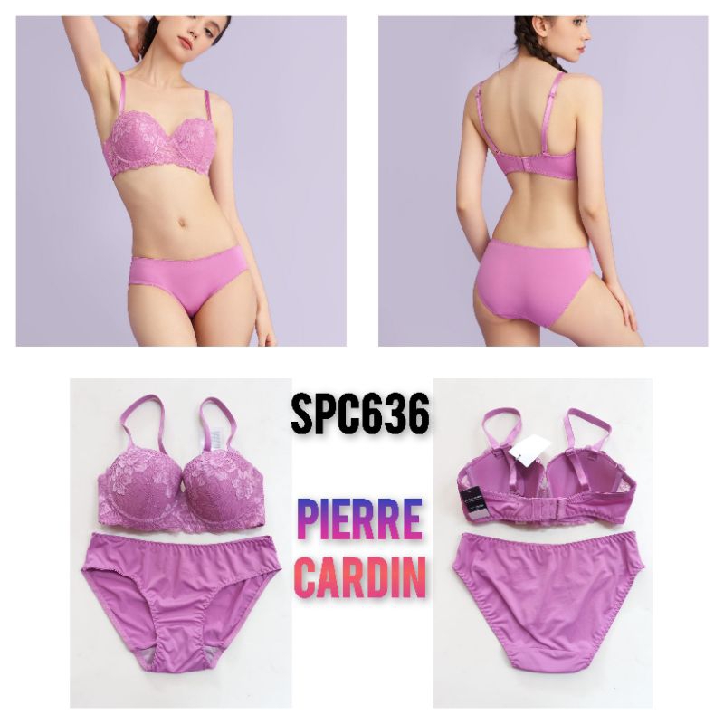 PENAWARAN TERBATAS!! SPC636 bra set half cup pierre cardin 32B 34B 36B