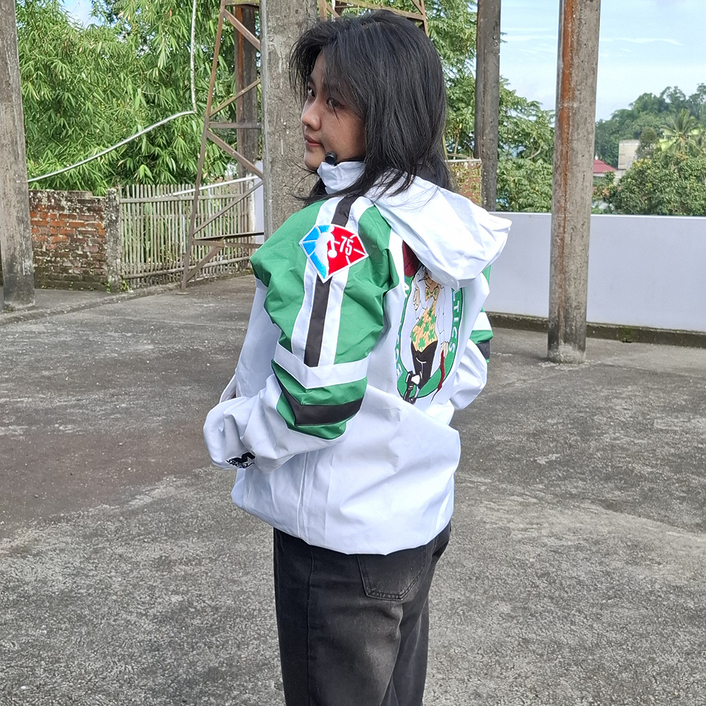 Cagoule Jacket Boston Celtics Series Unisex Anorak Full Bordir Casual Vintage