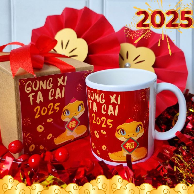 

hampers imlek / giftbox Sincia CNY / kado imlek mug Naga