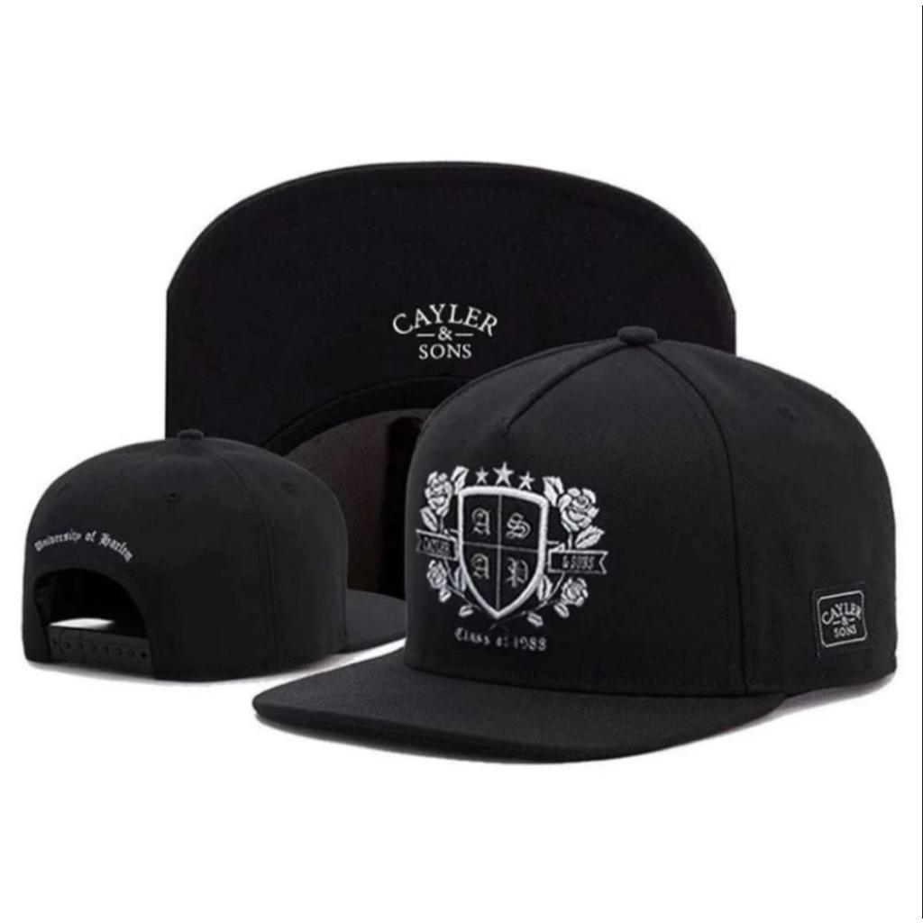 KUALITAS SUPER Topi Snapback Cayler&Sons Pria dan Wanita Fashion Bordir Hip-Hop Caps Baseball Hat
