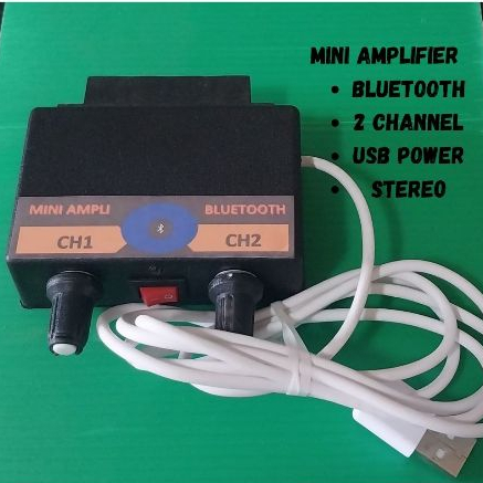 Mini Amplifier Bluetooth Ch1 Ch2
