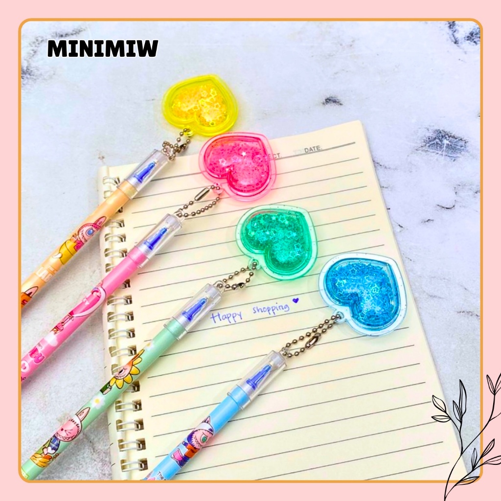 

PULPEN GANTUNGAN HATI GLITTER LABUBU (BISA DIHAPUS) PG-1635 POPMART THE MONSTER TASTY MACARONS LISA BLACKPINK PEN PENA BOLPEN BOLPOIN LUCU ANAK ALAT TULIS KANTOR SEKOLAH MURAH TERMURAH COD