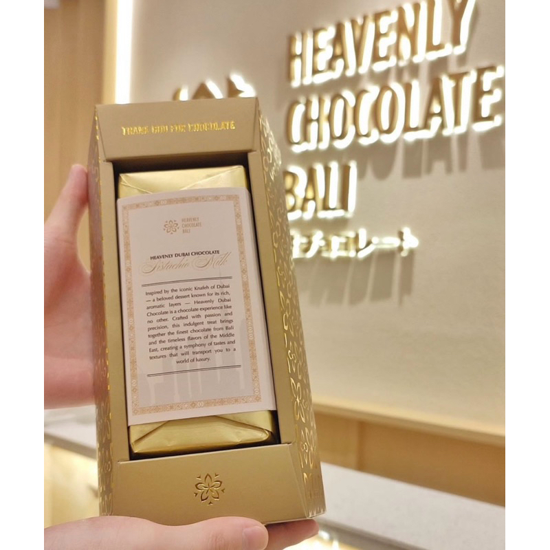 HEAVENLY COKLAT DUBAI PISCATHIO CHOCOLATE BALI VIRAL