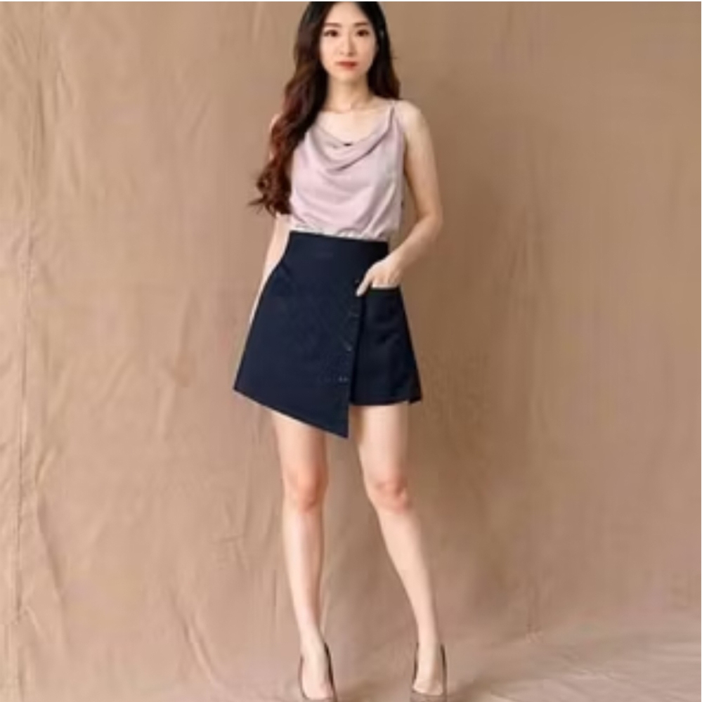 Celana rok pendek Rocela anak remaja perempuan 1-13 tahun American drill/ Celana Rok Anak Cewek Tang