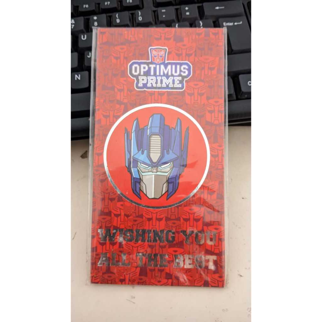 

SOMETHING SWEET CARDS - MONEY ENVELOPES LARGE - ANGPAO - Optimus Prime