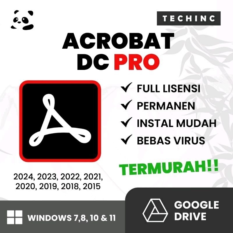 Acrobat Pro DC Full Version Baru/Lama Anti-Disable 2024 2023 2022 2021 2020 2019 2018 2017 2015  - S