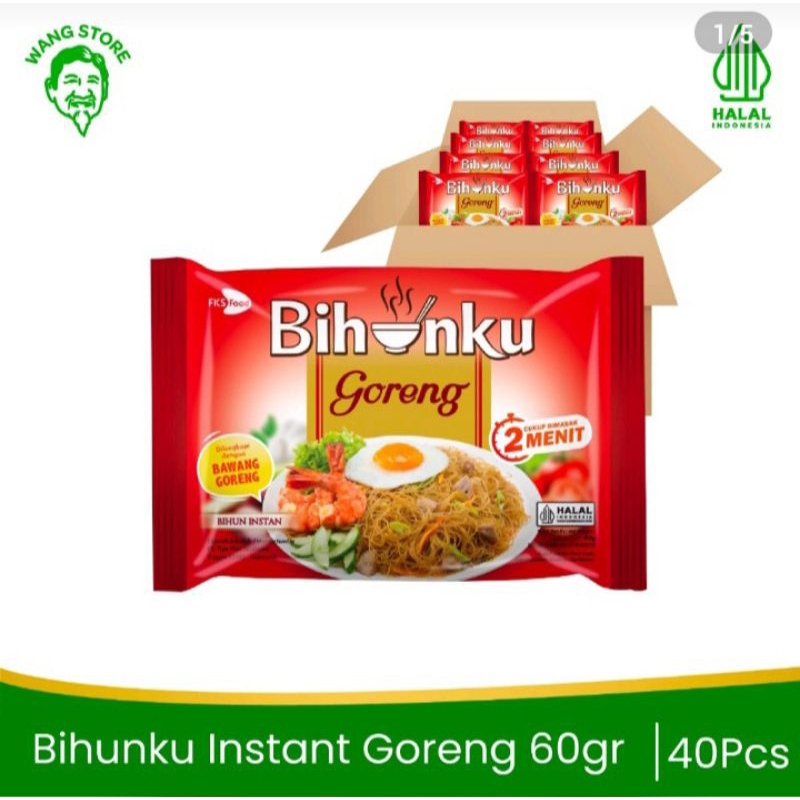 

BIHUN KU GORENG 60gr 1 KARTON 40PCS
