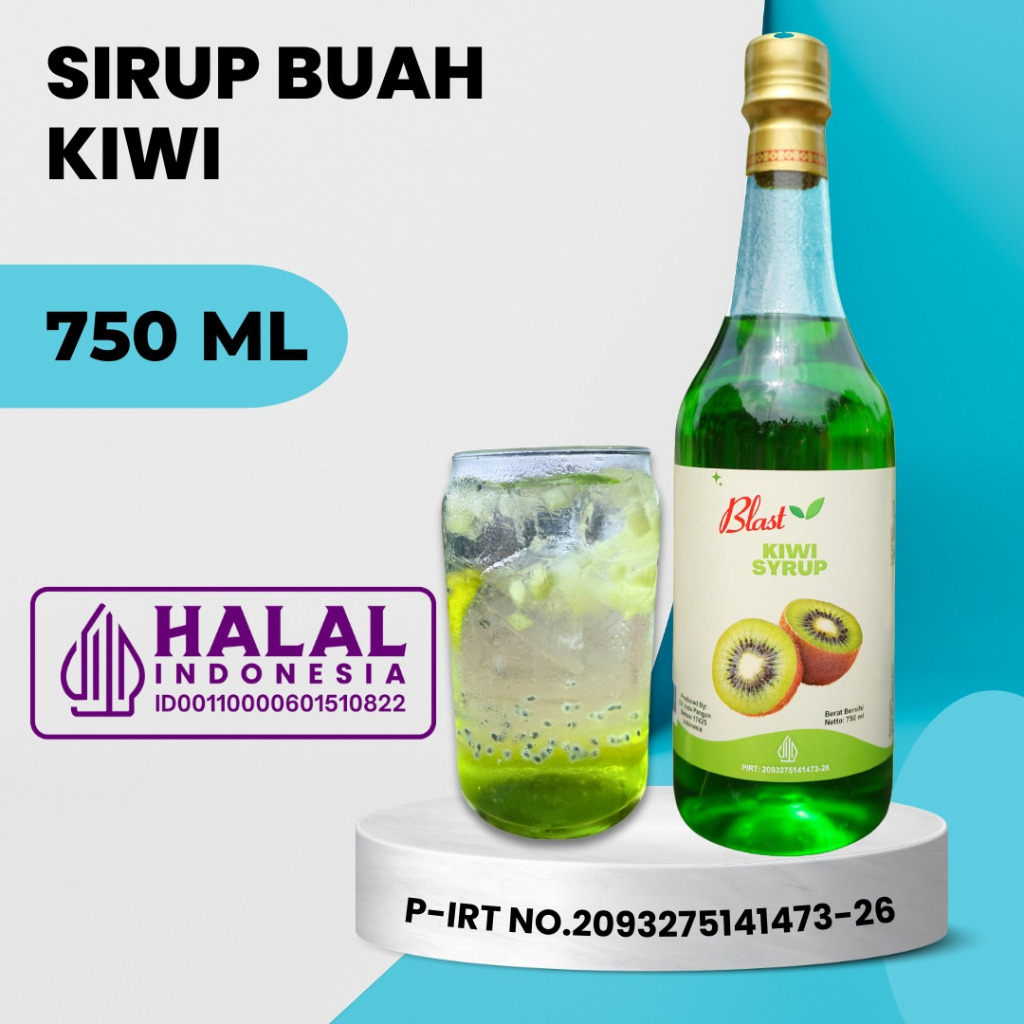 

Syrup KIWI 750 mL - Sirup Minuman Kiwi - Aneka Rasa Buah