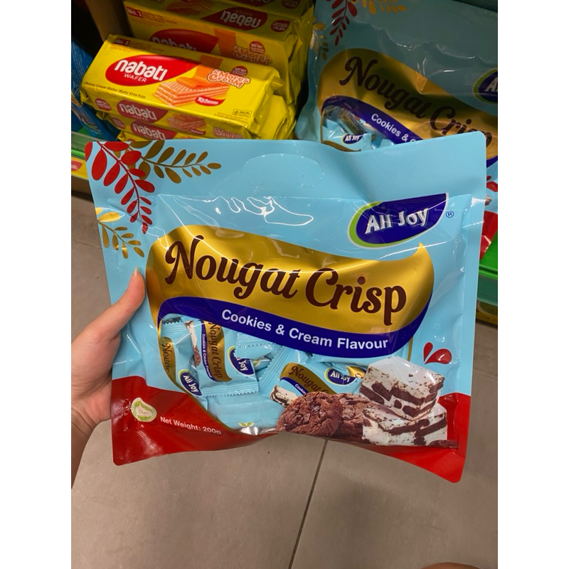 

all joy nougat crisp 200gr