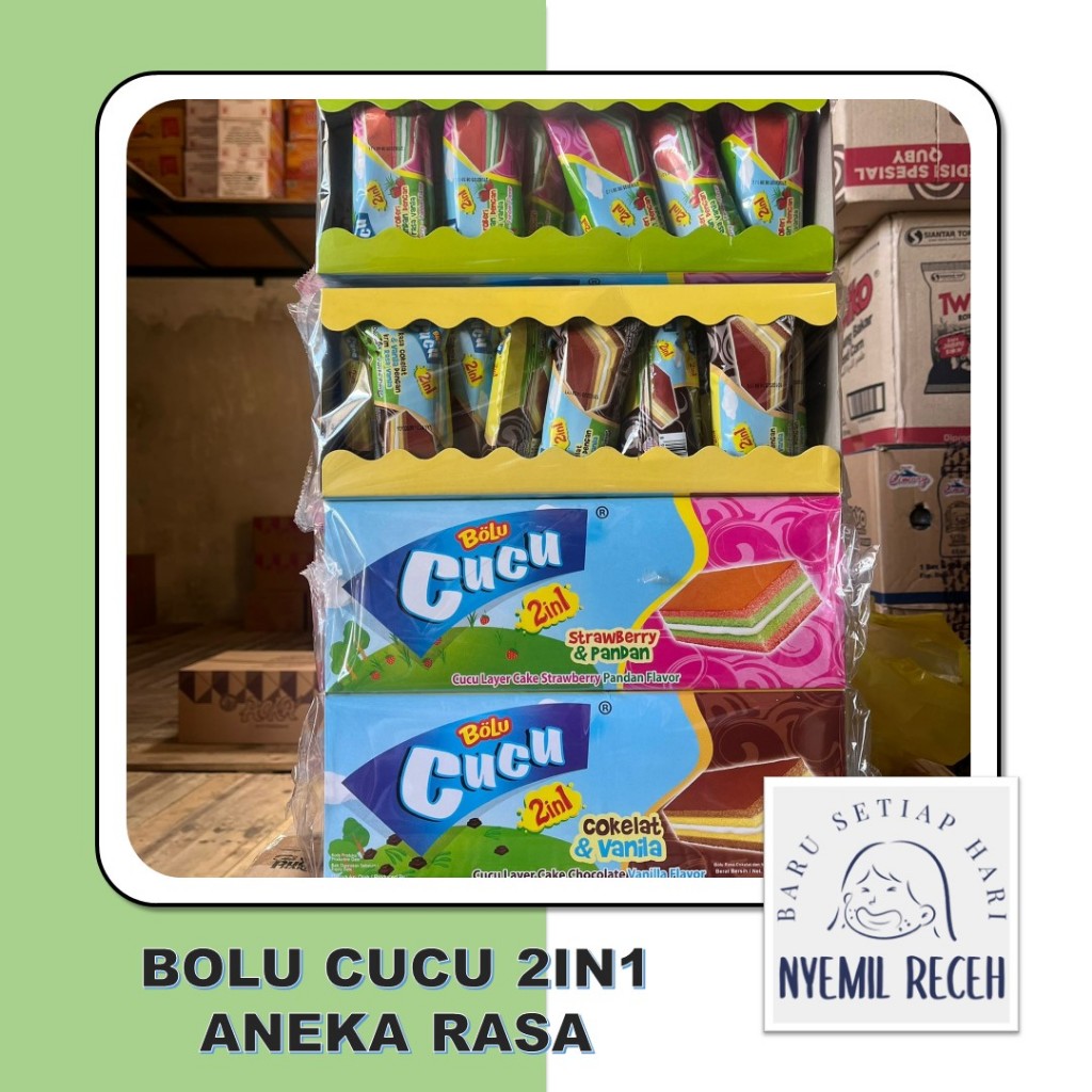 

Bolu Cucu 2in1 Isi 18gr x 24pcs
