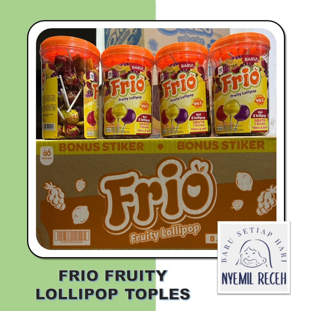 

Frio Fruity Lollipop Toples Isi 6gr x 40pcs