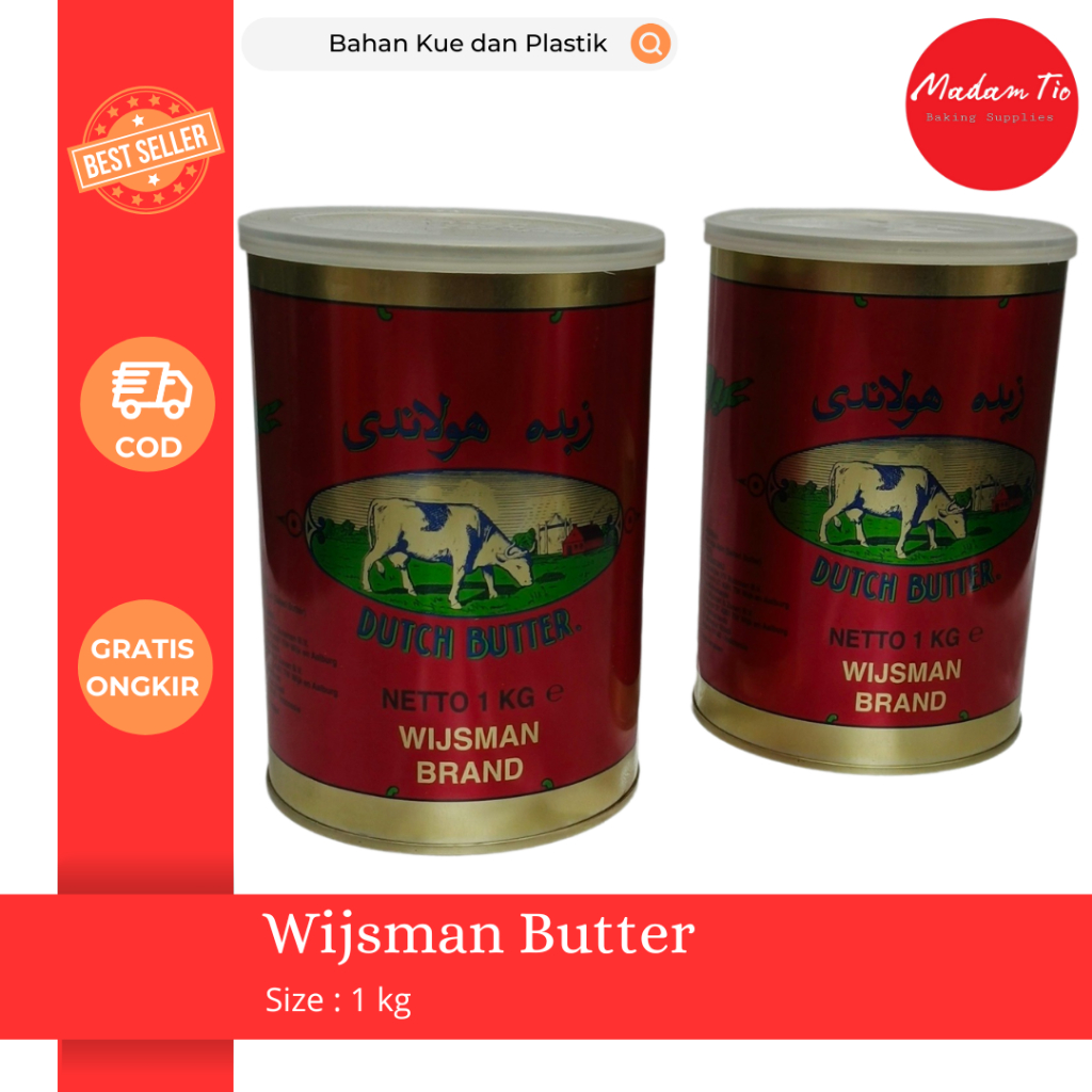 

Butter Wijsman 1kg 1kaleng