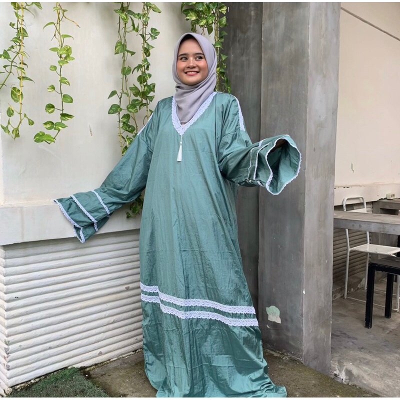 Mukena Abaya Travel |Ara Renda | Abaya Dewasa | Abaya 354