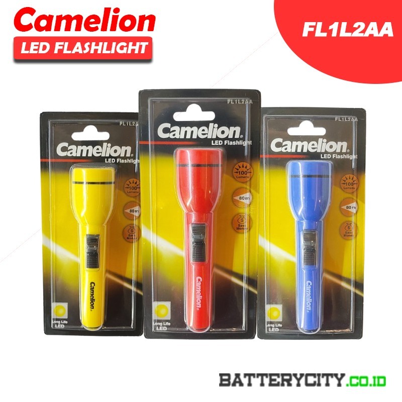 Camelion FlashLight FL1L2AA - Senter Camelion Kecil 2 x AA Baterai