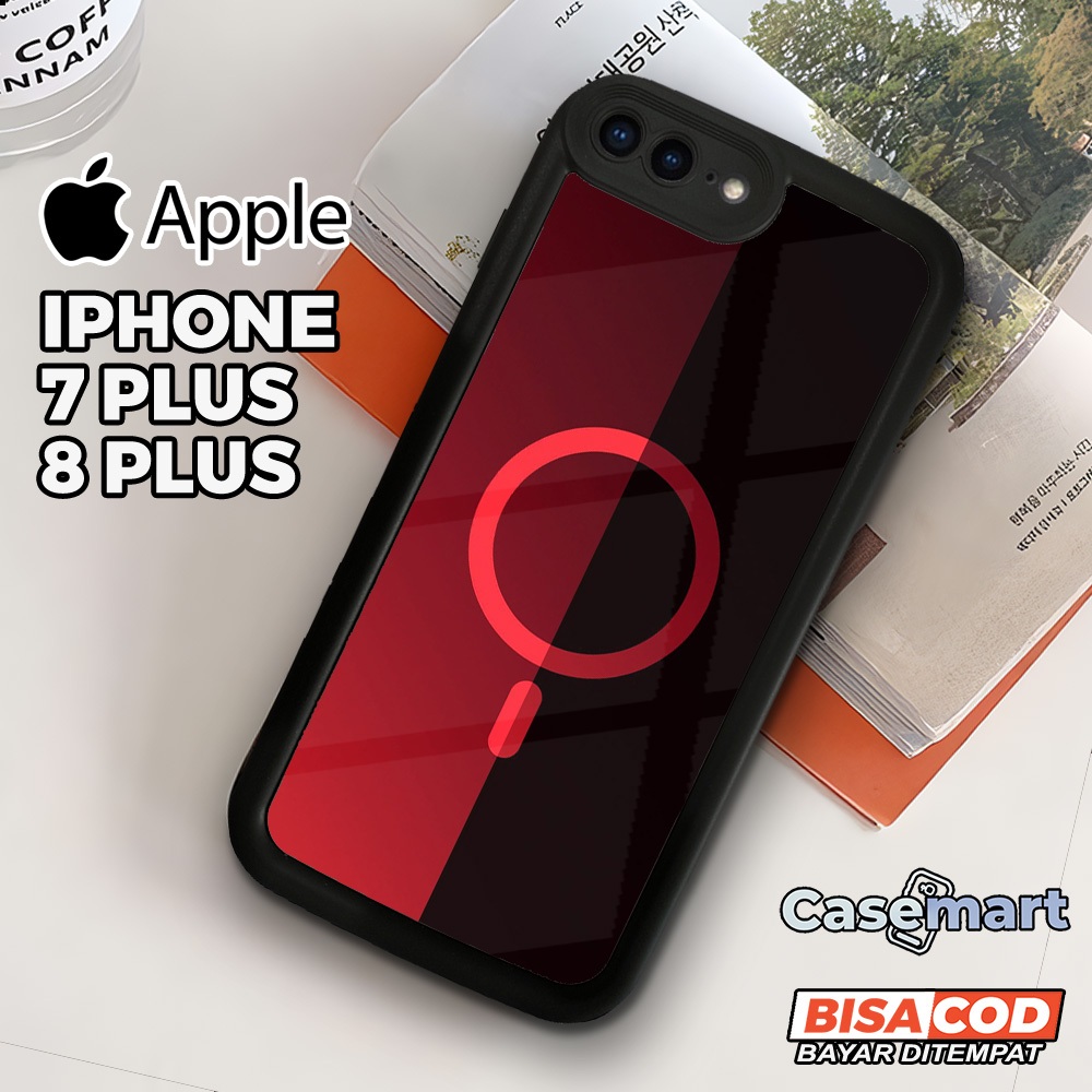 Case IPHONE 7 PLUS IPHONE 8 PLUS Casing IPHONE 7 PLUS IPHONE 8 PLUS [MAGS] Case Glossy Case Aestheti