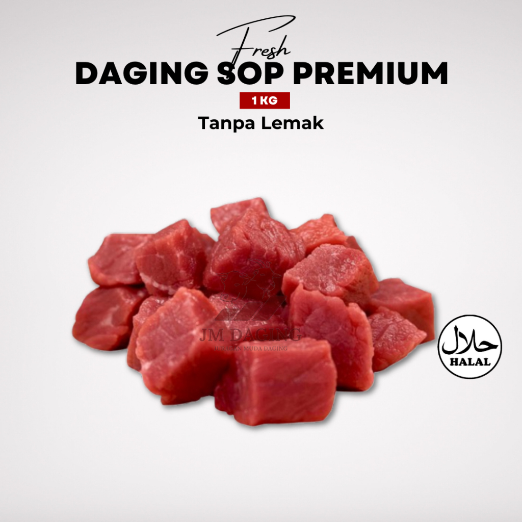 

Daging Sop / Daging Rawon / Daging Tongseng Tanpa Lemak Fresh Halal 1kg Tangerang
