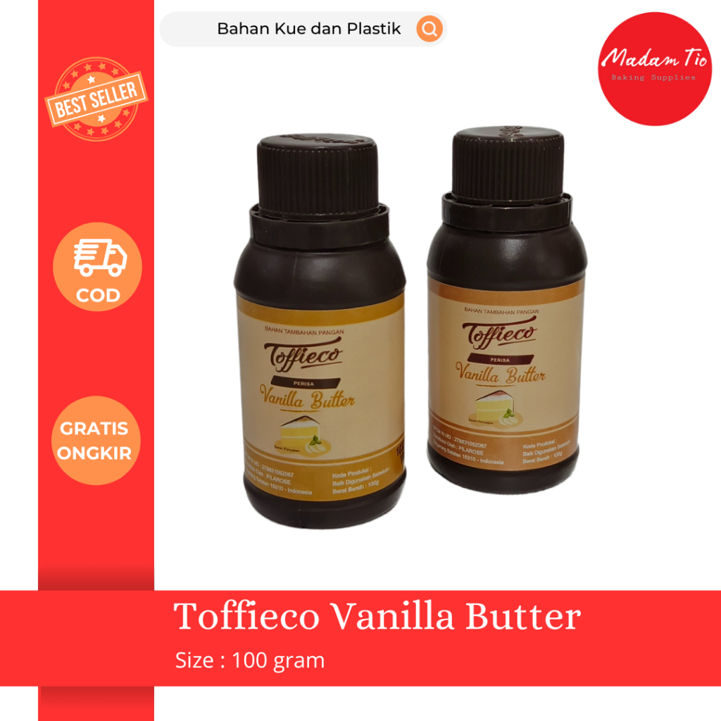 

Pasta Toffieco Vanilla Butter 100gram 1pcs